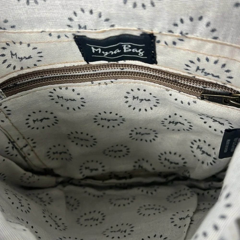 Myra bag crossbody adjustable strap bicycle print bag